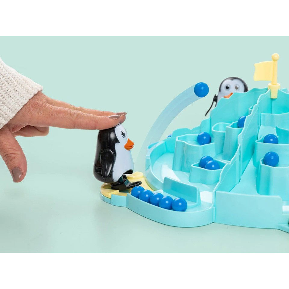 Joc Interactiv pentru Copii, Flippy, Batalia Pinguinilor, 3 ani+, Tabla de Joc, Figurine Pinguini, Mingi, Multicolor [5]