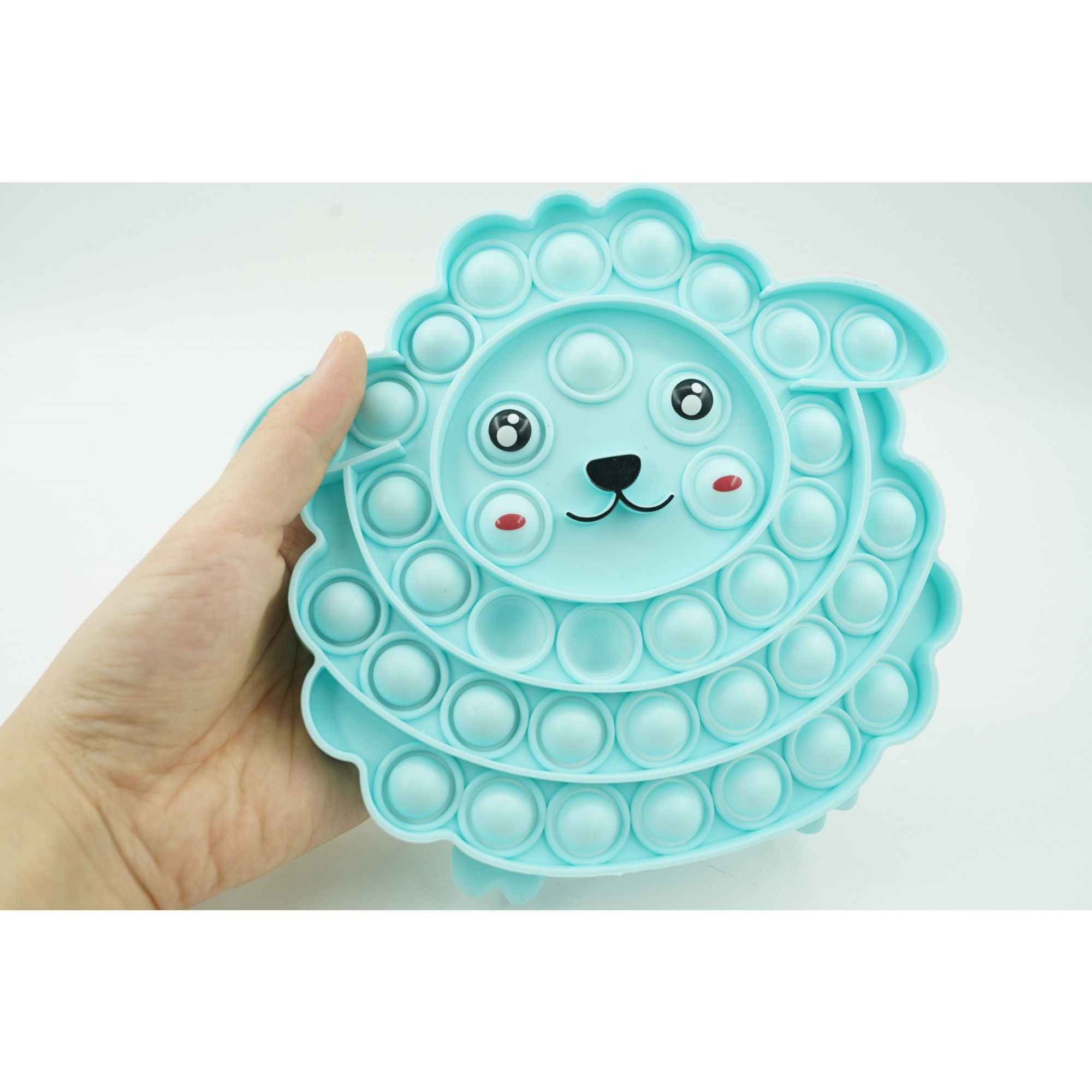 Jucarie antistres din silicon, Flippy, Pop It Now and Flip It, Oita, Albastru [11]