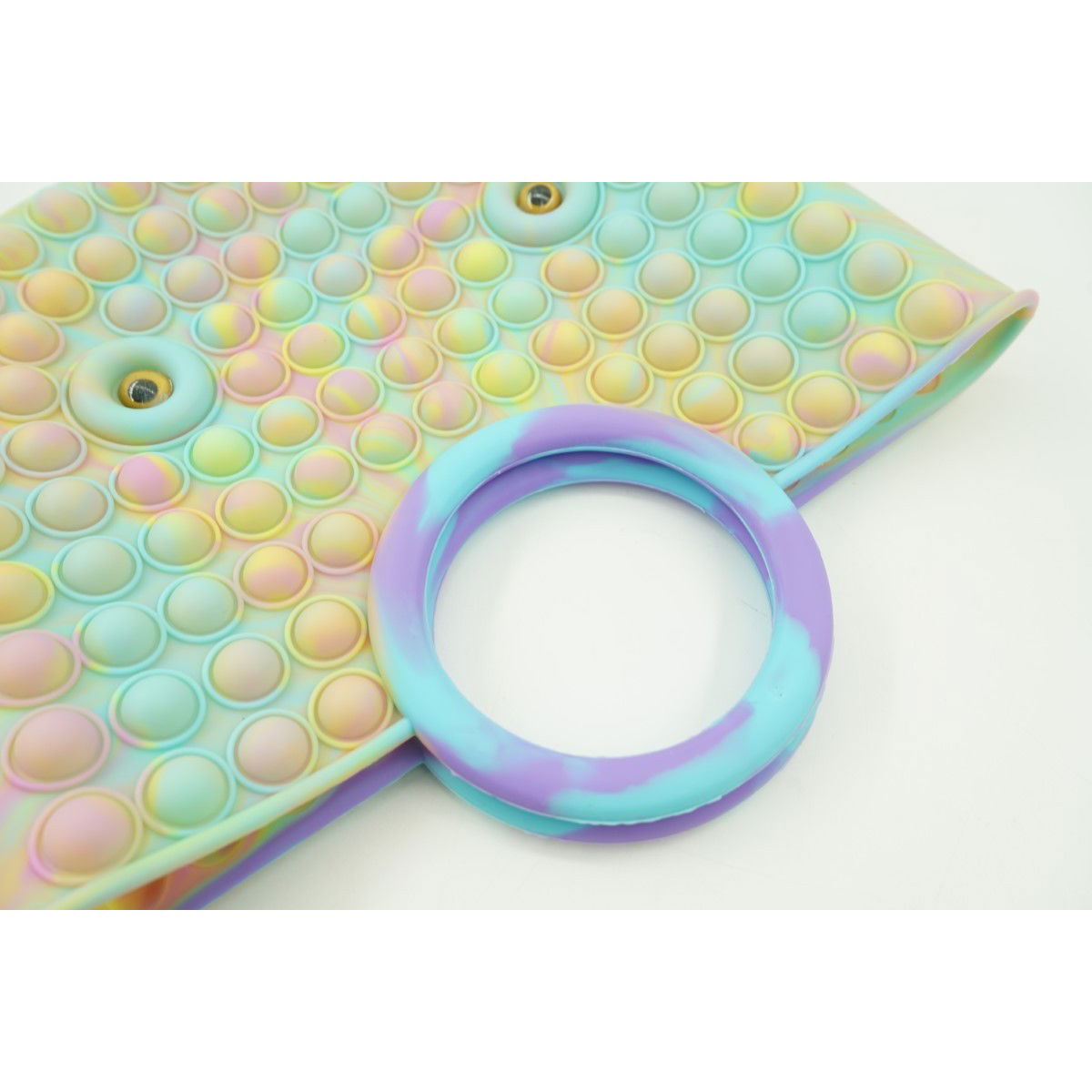 Jucarie Antistres din silicon Flippy, Pop It Now And Flip It, Geanta mare, 28 cm, Multicolor, V4 [3]