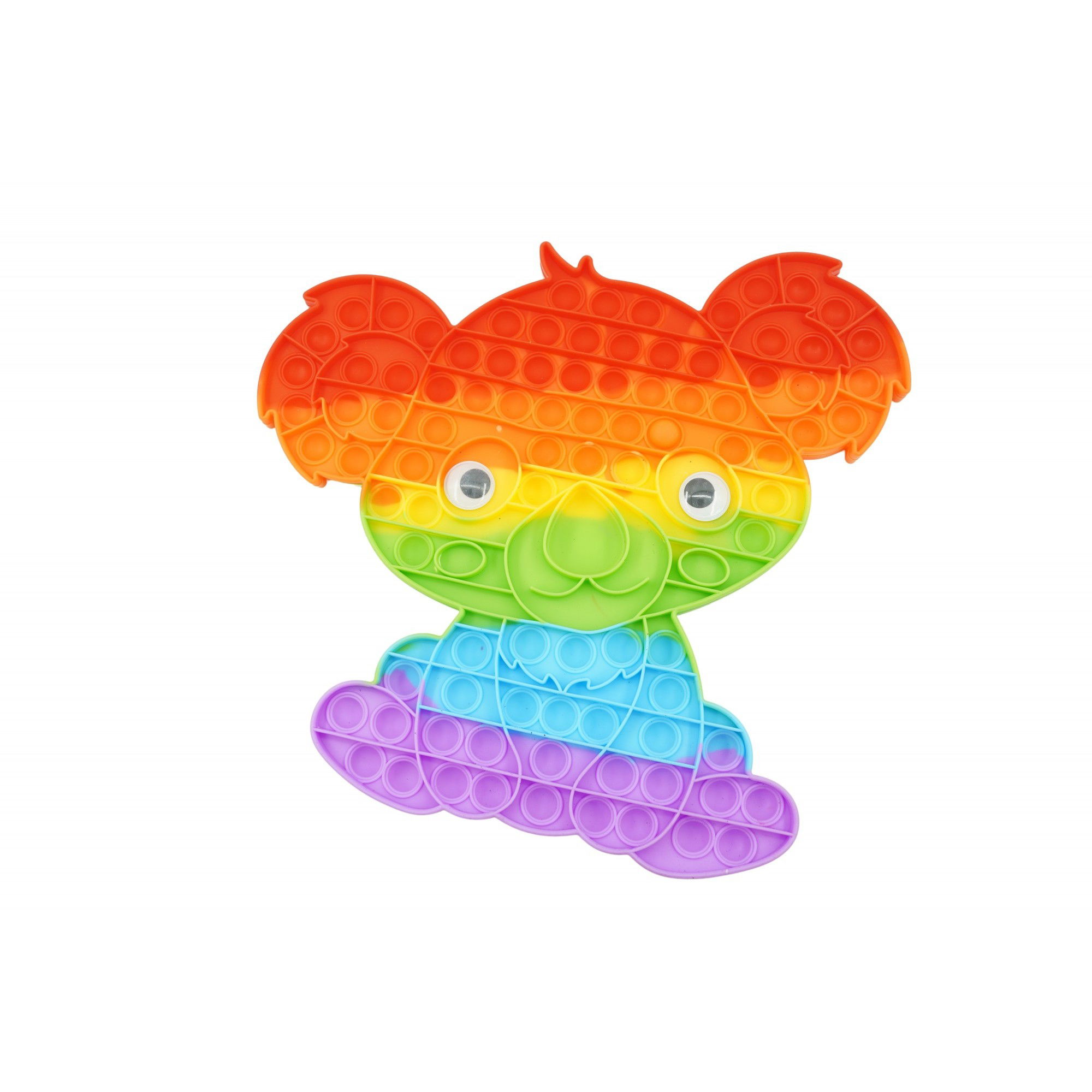 25 - 50 LEI - Jucarie antistres din silicon, Flippy, Pop It Now and Flip It, Koala, Multicolor