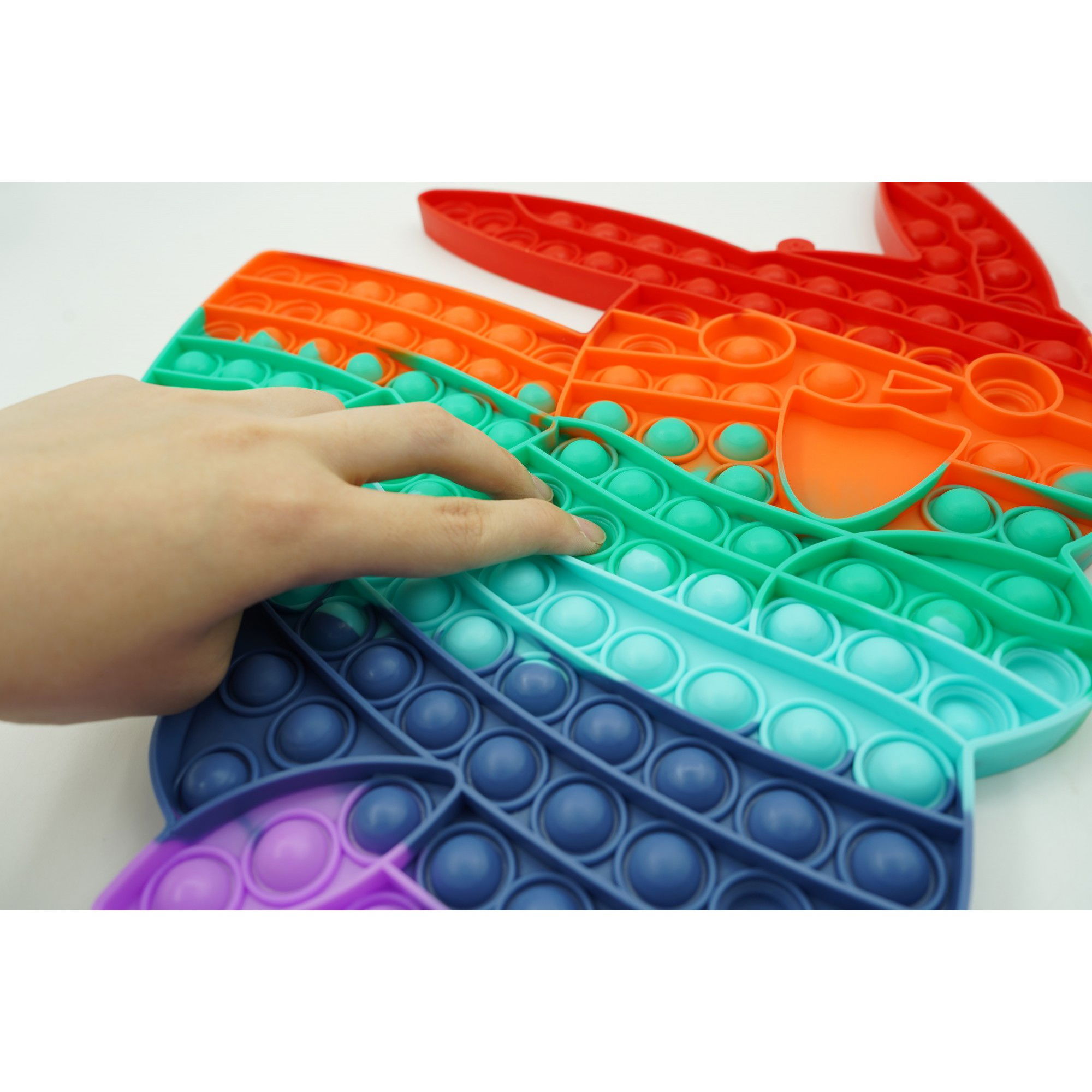 Jucarie antistres din silicon Flippy, Pop it Now and Flip It ,Pikachu ,Multicolor [10]