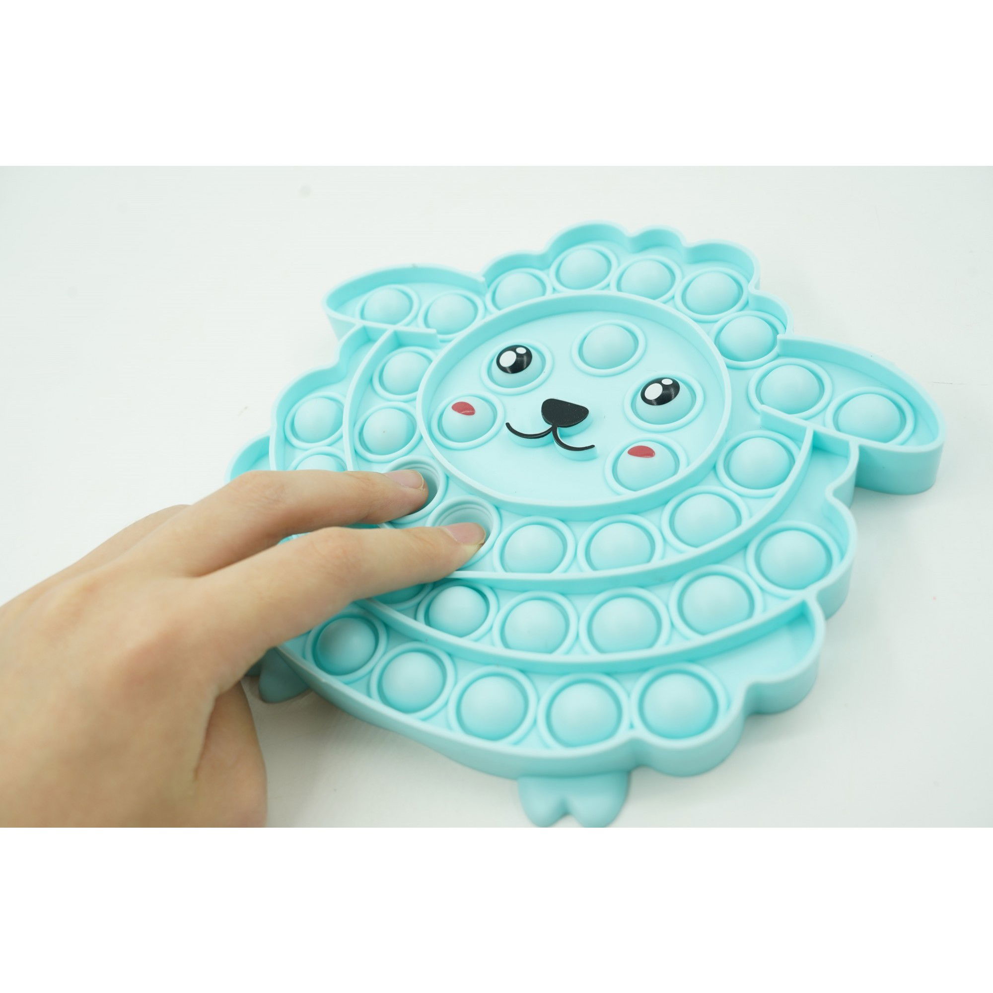 Jucarie antistres din silicon, Flippy, Pop It Now and Flip It, Oita, Albastru [5]