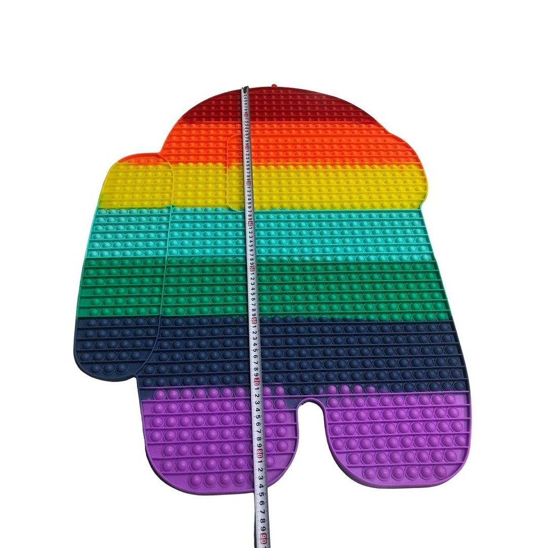 Jucarii Senzoriale, Fidget Toys - Jucarie antistres din silicon, Flippy®, Pop It Now and Flip It, Among Us, 85 cm