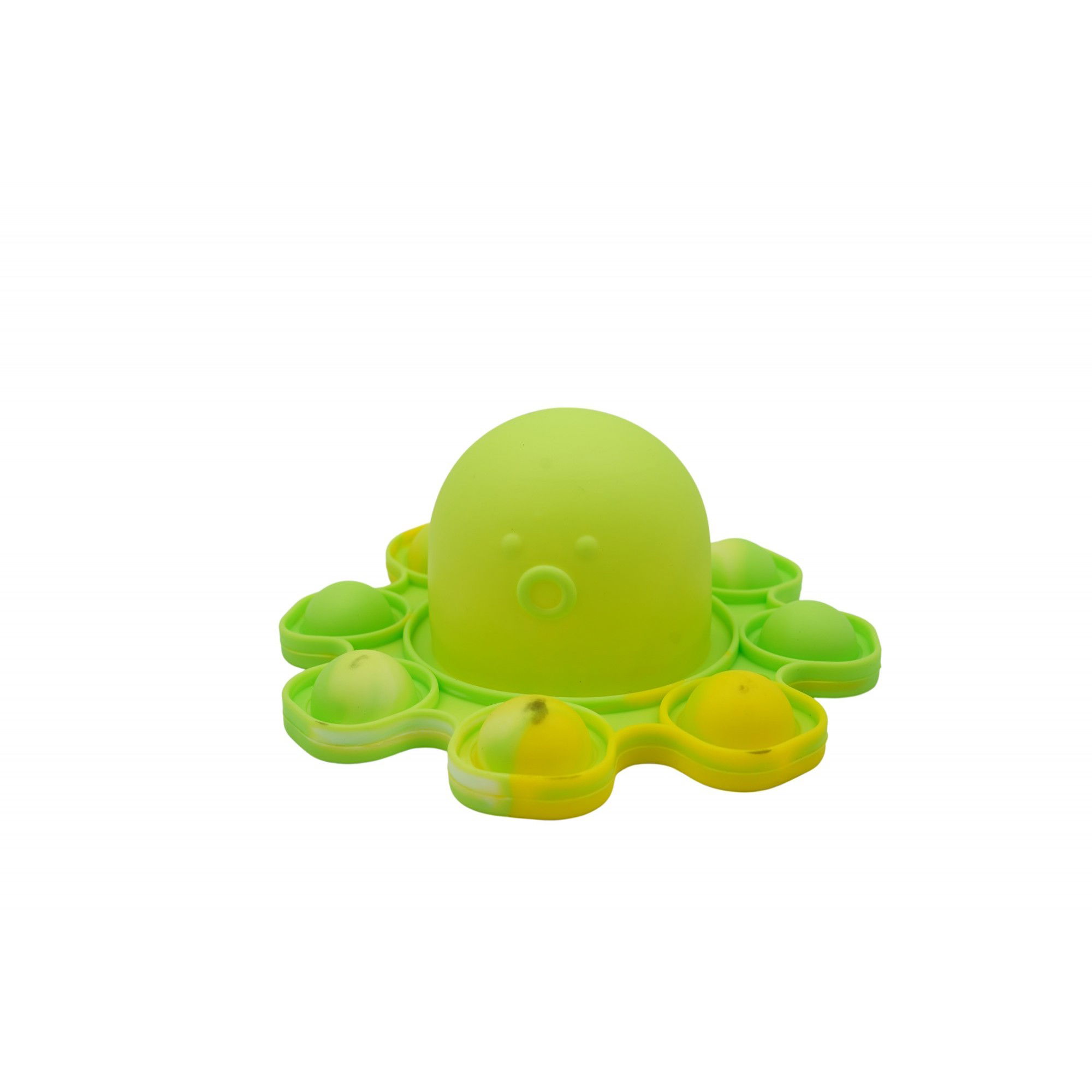 Jucarii Senzoriale, Fidget Toys - Jucarie antistres din silicon, Pop It Now and Flip It, Caracatita reversibila, 20x10 cm, Model 4, Multicolor