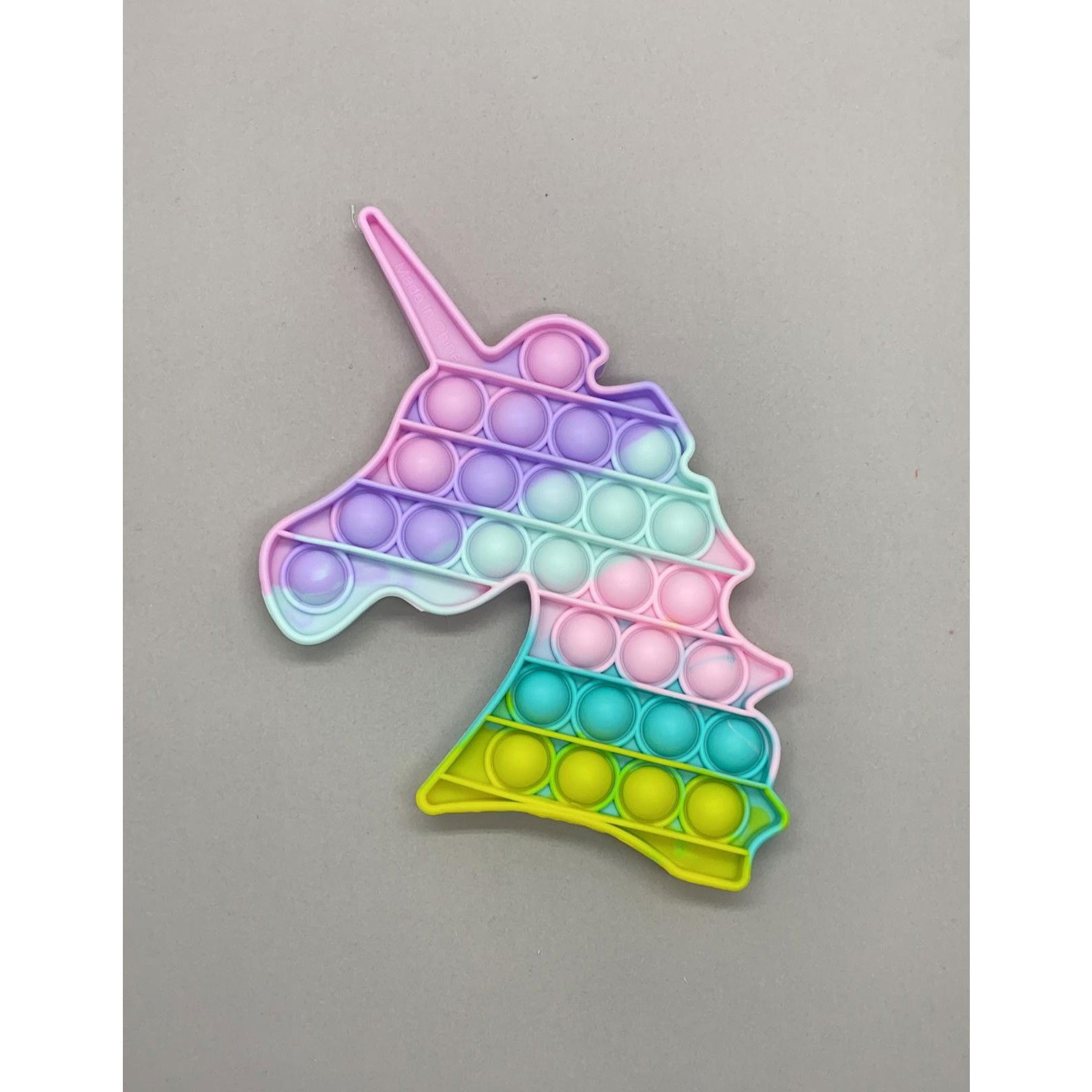Jucarie antistres din silicon, Pop it Now and Flip It, Unicorn, Multicolor, Model 3 [6]