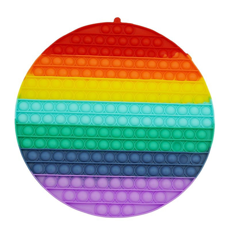 Best deals - Jucarie antistres din silicon Pop it now, forma Rotund, multicolor, urias