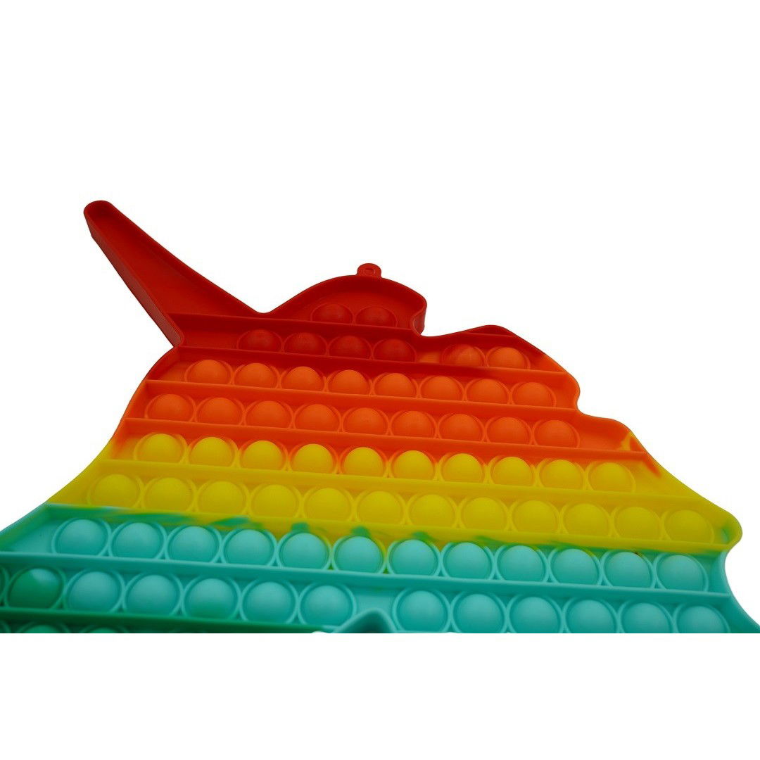 Jucarie antistres din silicon Pop it now, forma Unicorn, multicolor, urias [4]