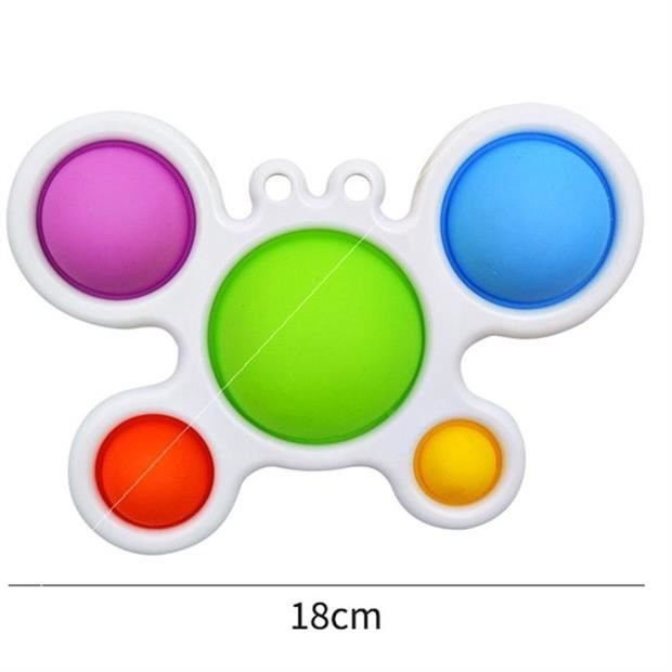 Jucarie Antistres Flippy - Fidget Toy, Simple Dimple, Crab, Multicolor [6]