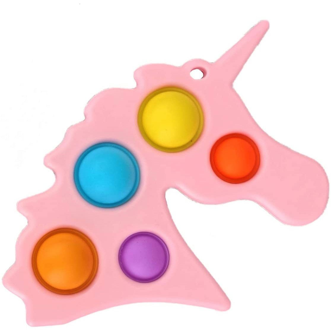 Jucarii Senzoriale, Fidget Toys - Jucarie Antistres Flippy - Fidget Toy, Simple Dimple, Unicorn, Roz