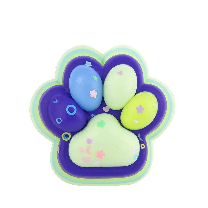 Jucarii Squishy si Gonggi - Jucarie Antistres Squishy, Flippy, cu Revenire Lenta, Squeeze Toys, Model Cat Paw, 12.5x10.5 cm, 220g, +3 Ani, din TPR, Model 6, Multicolor