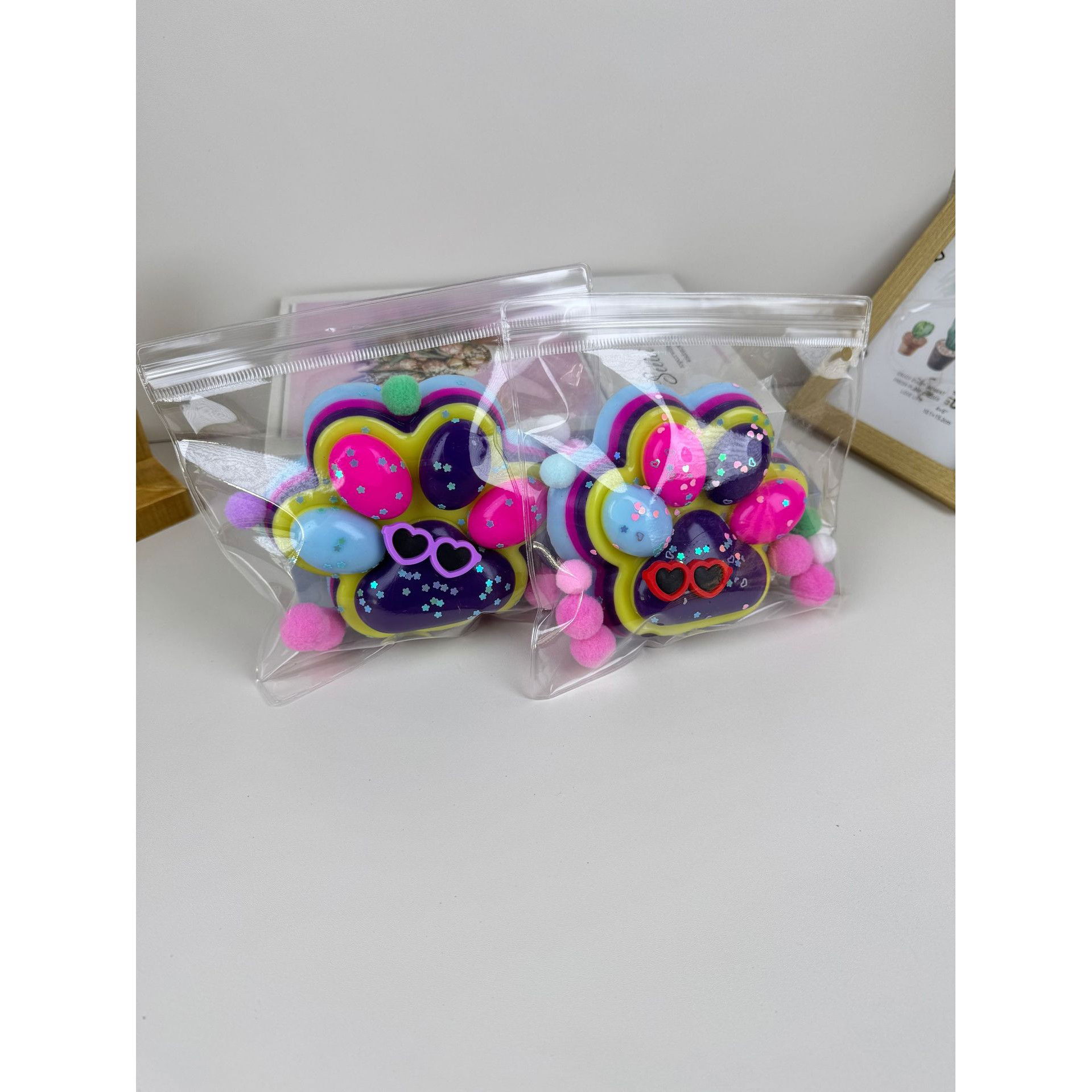 Jucarie Antistres Squishy, Flippy, cu Revenire Lenta, Squeeze Toys, Model Cat Paw, 12.5x10.5 cm, 220g, +3 Ani, din TPR, Model 5, Multicolor [3]