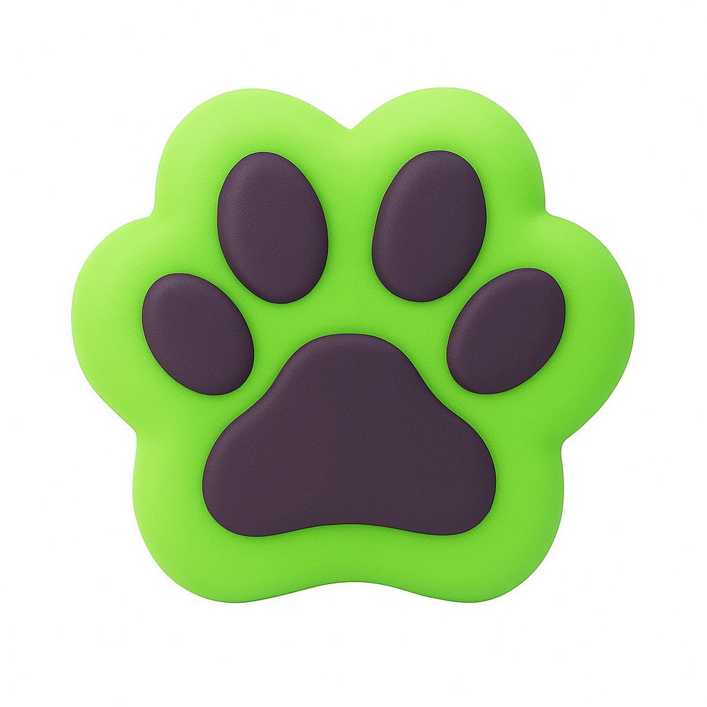 Jucarii Squishy si Gonggi - Jucarie Antistres Squishy, Flippy, Revenire Lenta, Model Labuta de Pisica Pufoasa, Squishy, Medium 7.5 x 5.5 cm 150 g, Verde Negru