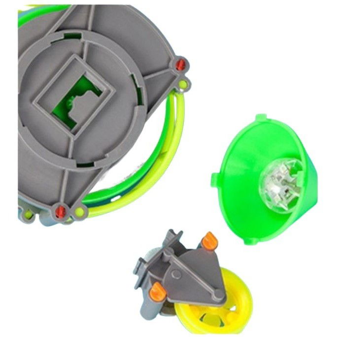 Jucarie circuit pentru copii, Flippy, Broscuta pe monociclu, Verde [3]