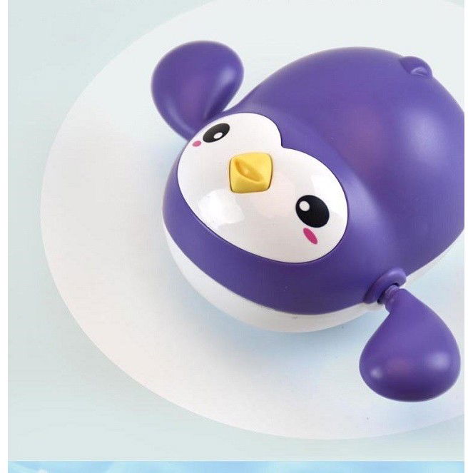 Jucarie de baie interactiva pentru copii, Flippy, pinguinul mov [3]