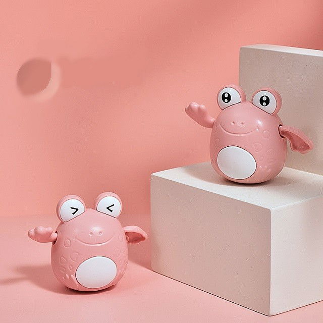 Jucarie de baie pentru copii, Flippy, broscuta roz [4]