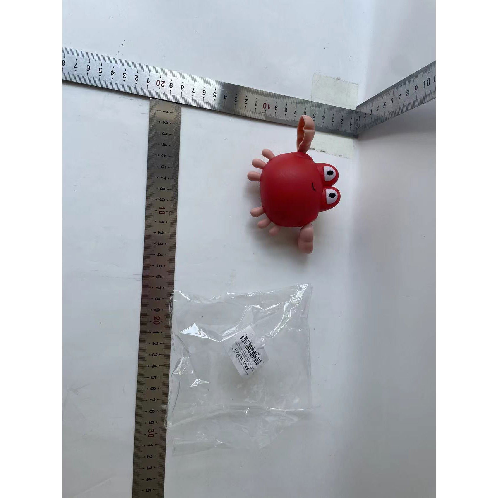 Jucarie de baie pentru copii, Flippy, crab rosu [3]