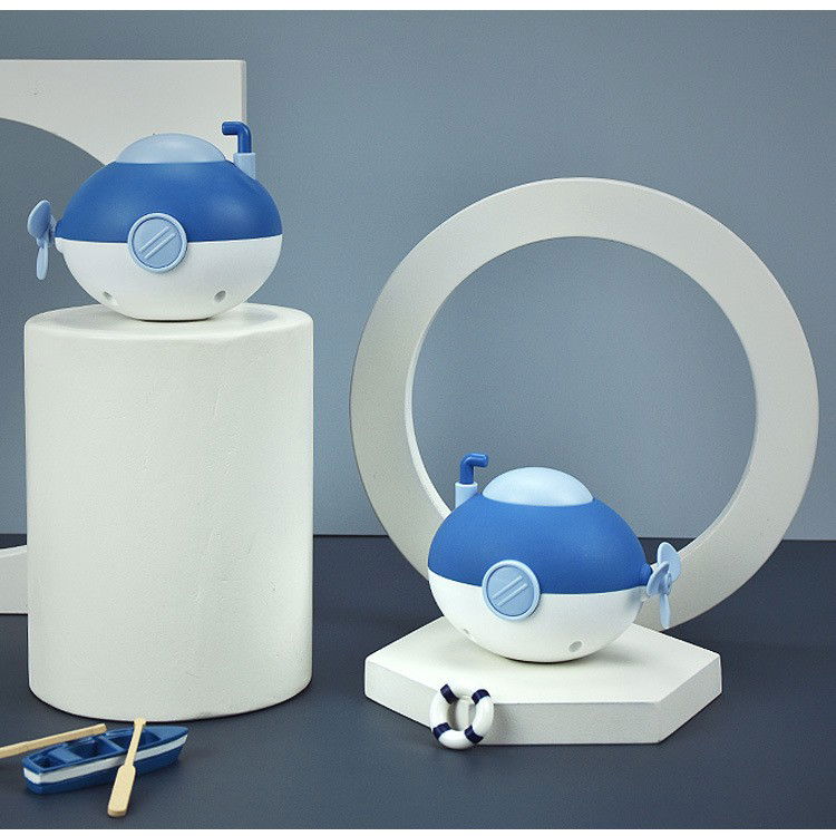 Jucarie de baie pentru copii, Flippy, Submarin, 11x8.5 cm, Albastru [4]