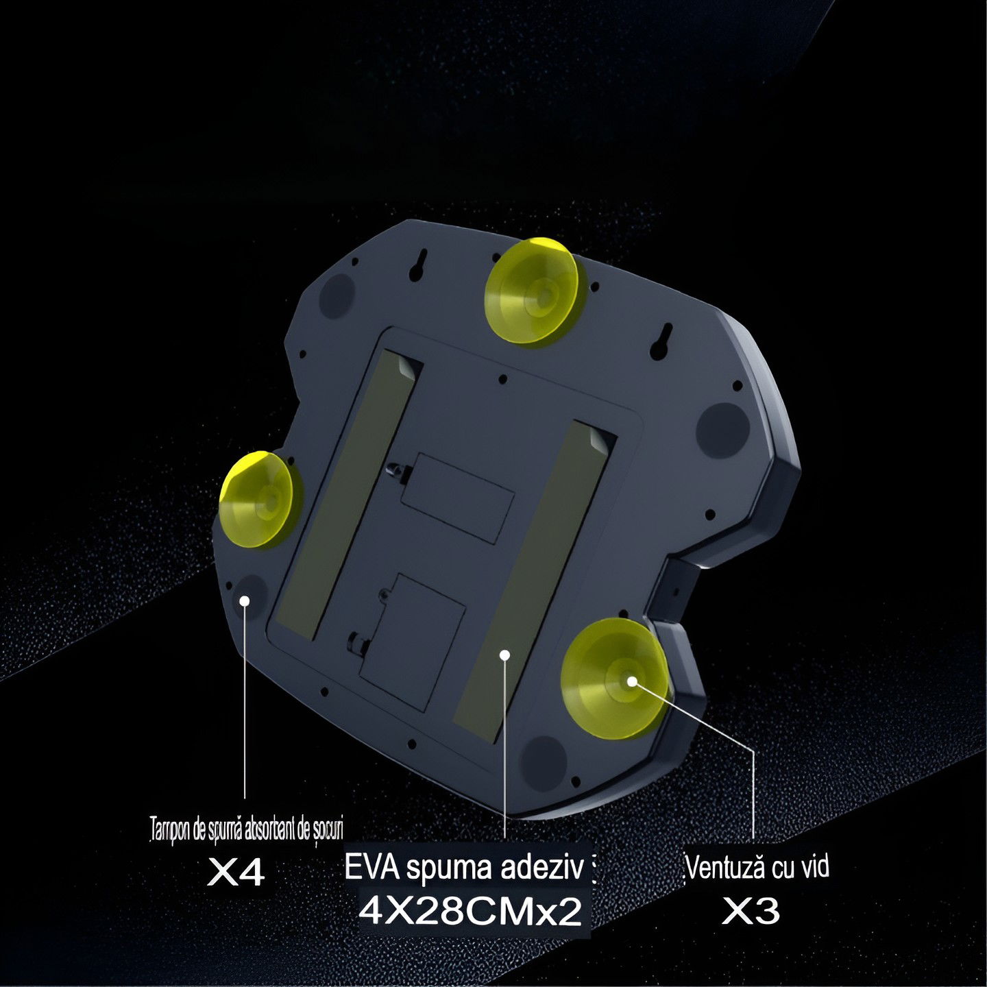 Jucarie de Boxat cu Muzica si Lumini, Flippy, Manusi Incluse, 32.5x28x7.4 cm, 930 g, Negru [3]