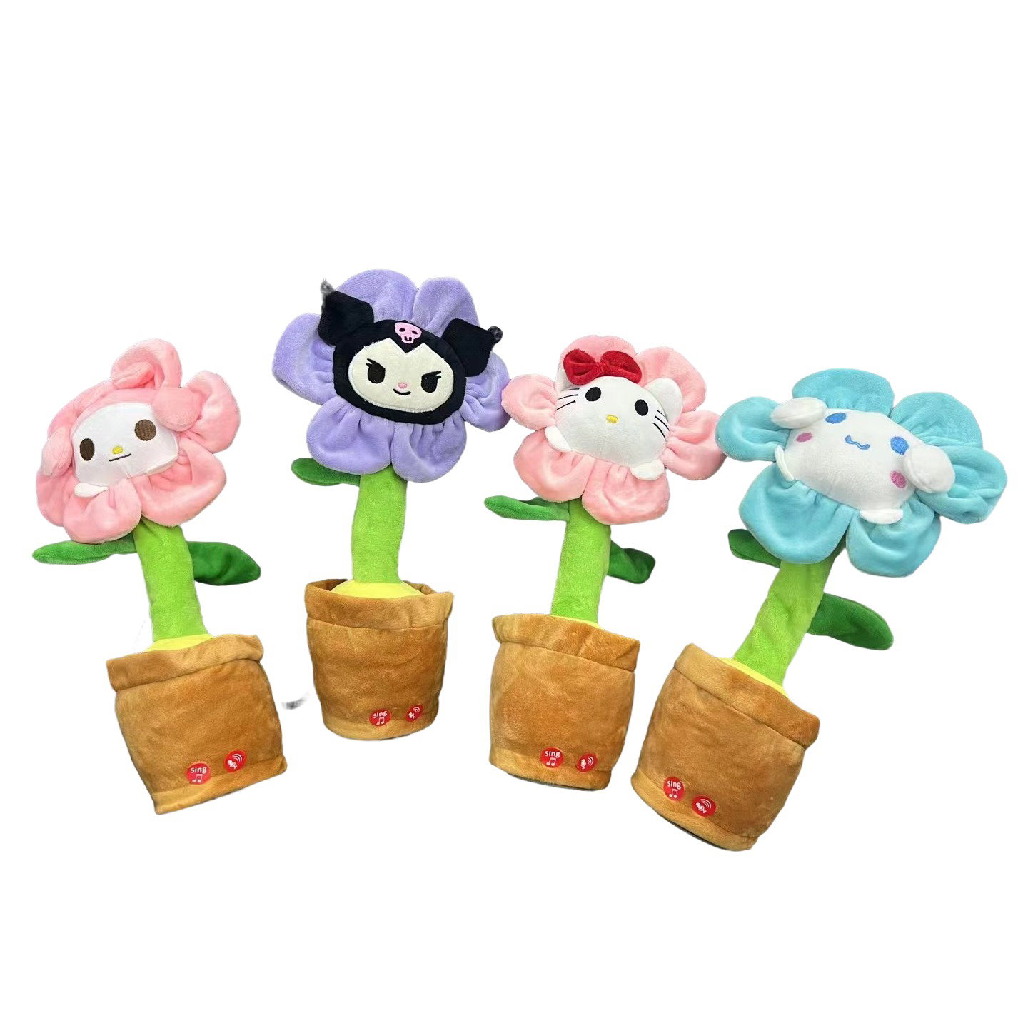 Jucarie de Plus Interactiva, Flippy, cu Acumulator si Cablu USB, 120 Cantece, Model Iepure Vorbitor si Dansator, 33 x 12 cm Functie de Imitare si Inregistrare, Multicolor [4]