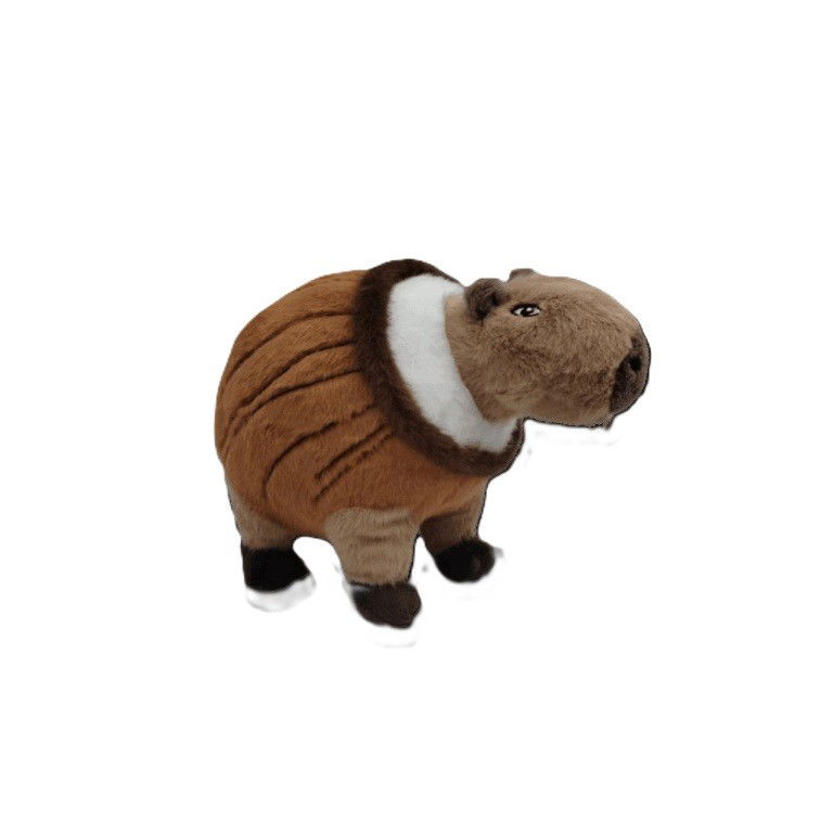 Jucarii de Plus Brainrot - Jucarie Moale de Plus Italian Brainrot, Flippy, cu Agatatoare, Model Capybara, Jucarie Moale pentru Copii, 25 x 17 cm, Maro