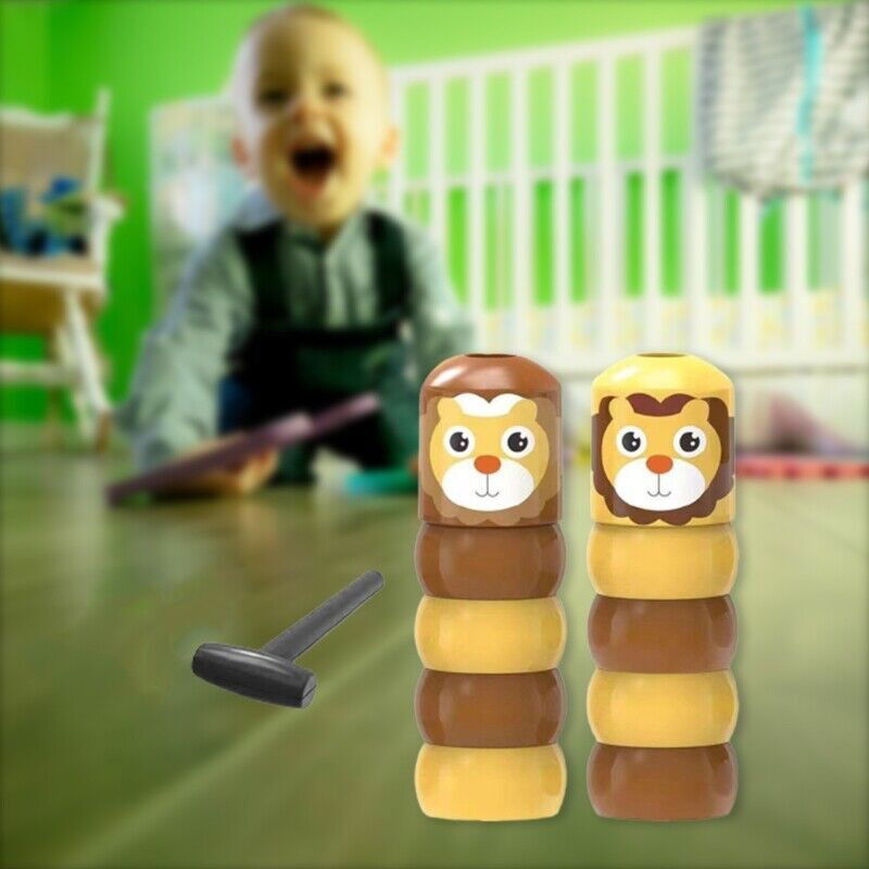 Jucarie Pentru Copii, Flippy, Leu Indestructibil, 6 Piese Demontabile, +3 Ani, Maro/Galben [6]