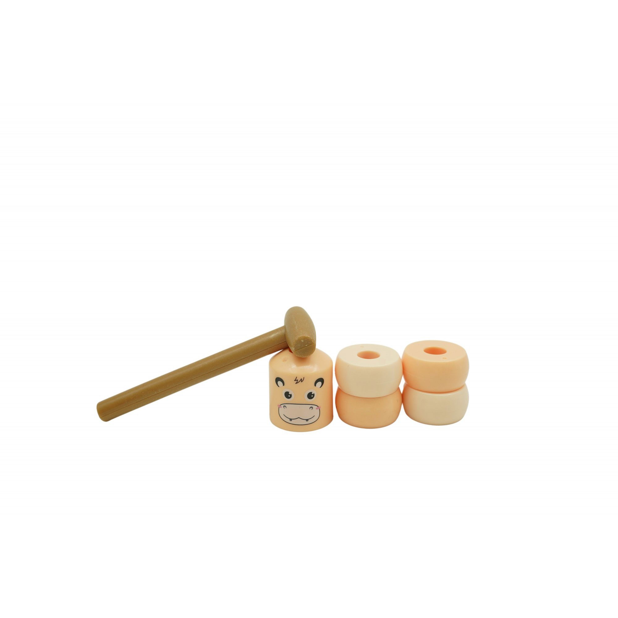 Jucarie Pentru Copii, Flippy, Hipopotam Indestructibil, 6 Piese Demontabile, +3 Ani, Roz [3]