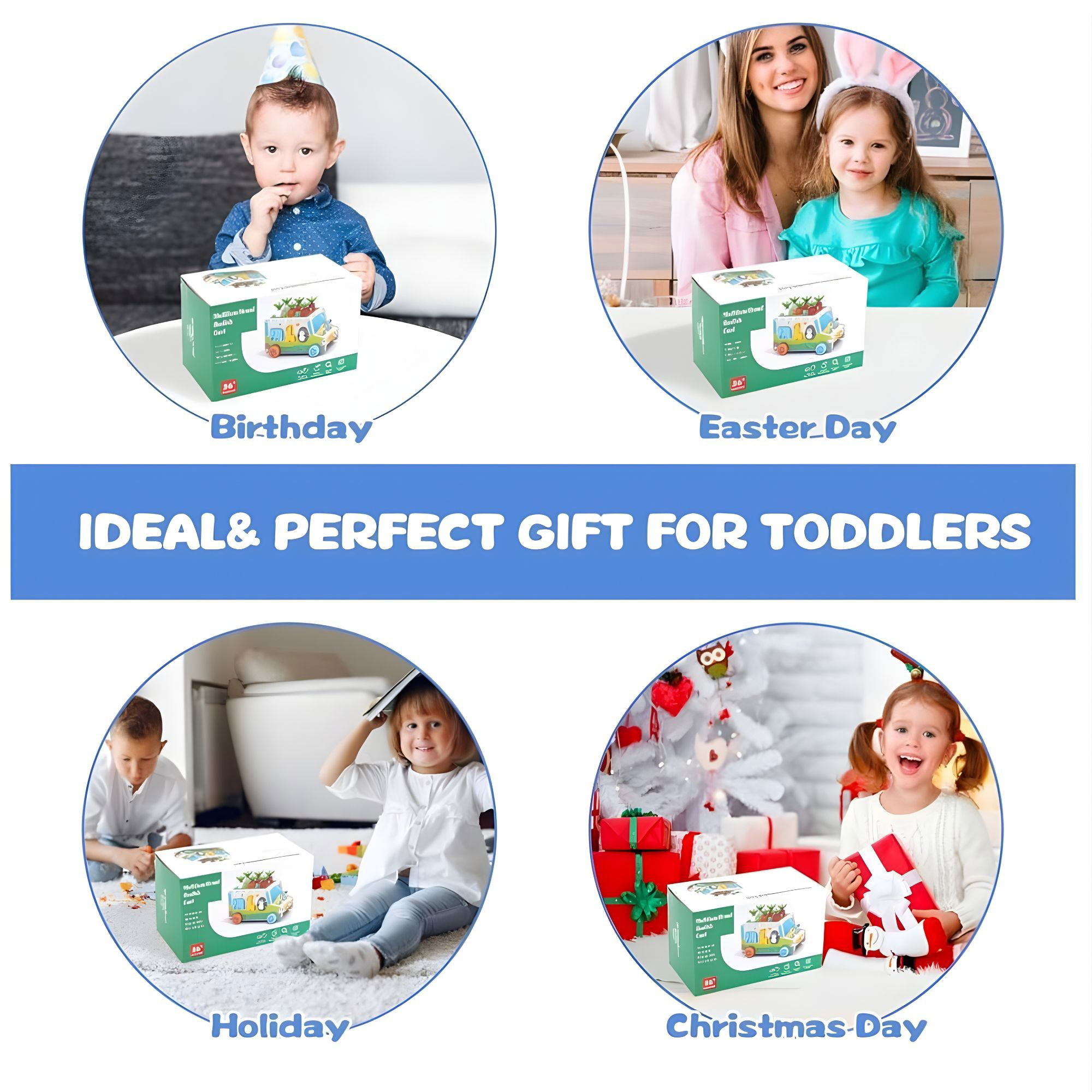 Jucarie Educativa Montessori, Flippy, Model Masinuta Educativa din Lemn 6 in 1, Sortator Forme, 1-3 ani, 23.7 x 17.5 x 12 cm, Multicolor [7]