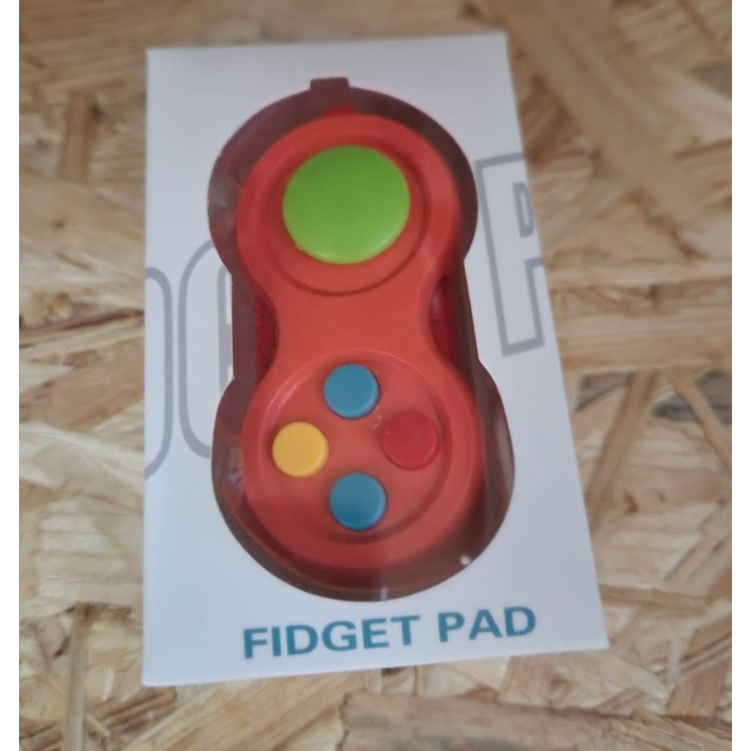 Jucarii Senzoriale, Fidget Toys - Jucarie Interactiva, Flippy, Model Fidget Pad, Antistres, +3 Ani, Functii Multiple, 5.5 x 3.5 x 11 cm, Roz