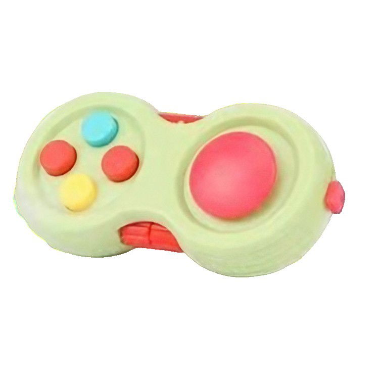 Jucarie Interactiva, Flippy, Model Fidget Pad, Antistres, +3 Ani, Functii Multiple, 5.5 x 3.5 x 11 cm, Verde [1]