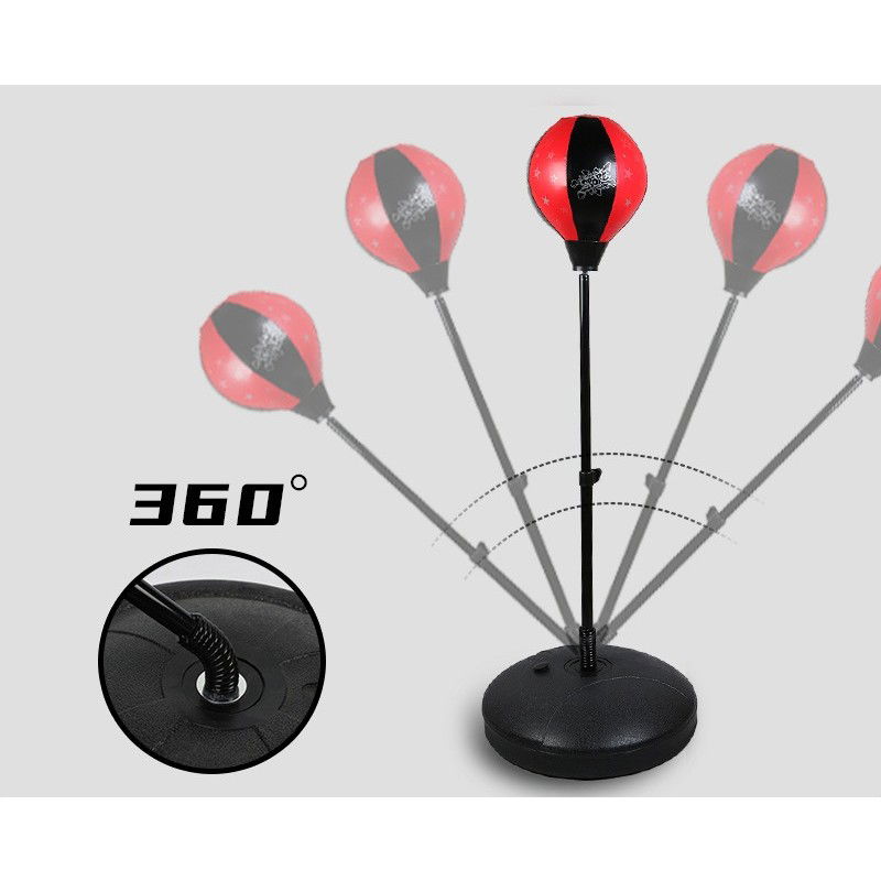 Jucarie Interactiva, Flippy, Model Sfera de Box cu Suport, Manusi Incluse, Inaltime Reglabila, +3 Ani, 120 x 20 x 23.5 cm, Rosu/ Negru [3]