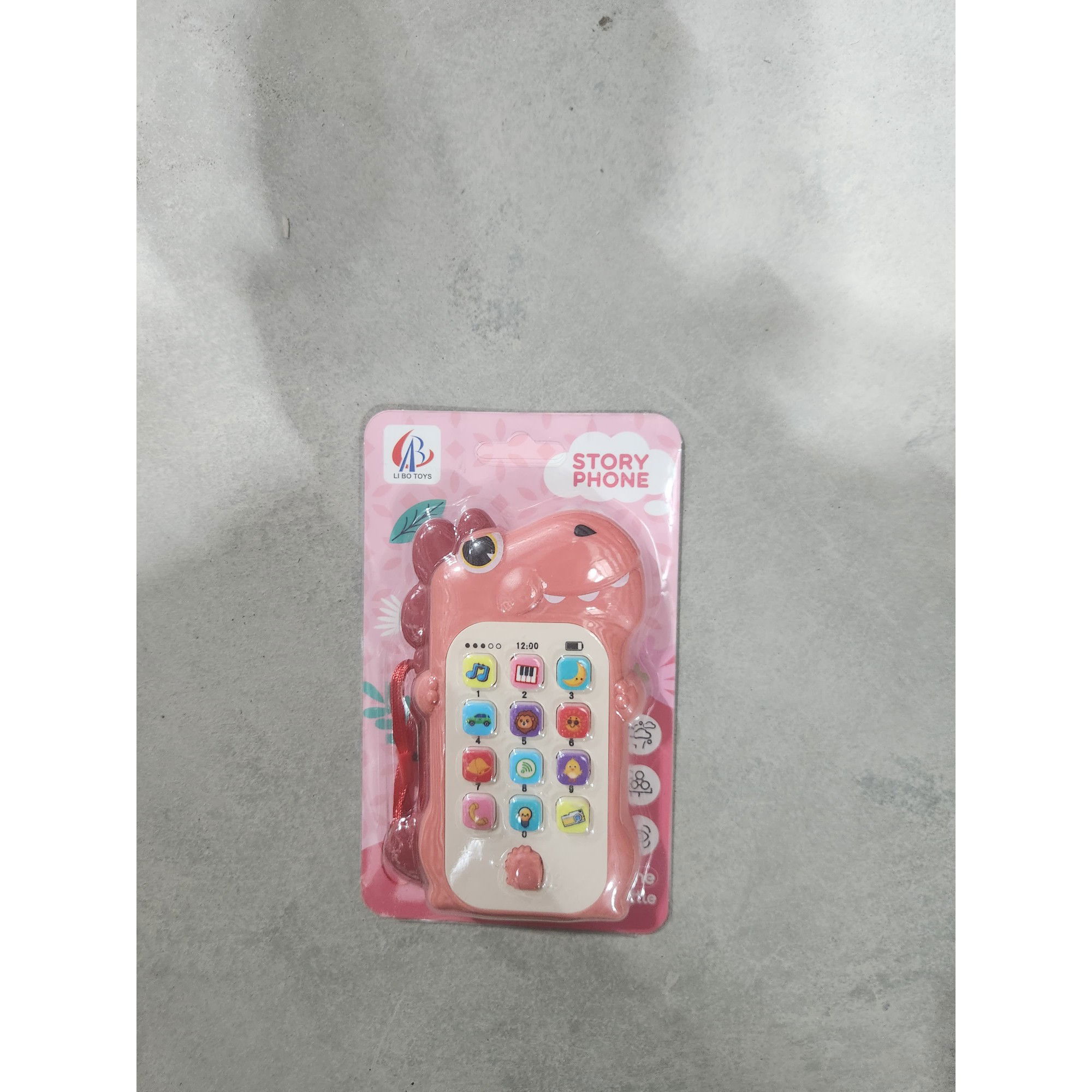 Jucarii interactive - Jucarie Interactiva, Flippy, Telefon Inteligent, Model Dinozaur, Functii Educative, Muzicale si Voce, 4-6 ani, 19 x 11.5 cm, din Plastic, Roz