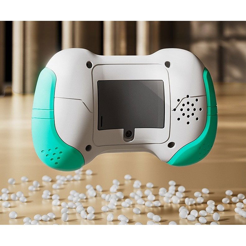 Jucarie Interactiva Flippy, Tip Consola Pop It, 6 butoane functionale, 5 Moduri de Joc, 600 Niveluri, + 3 ani, Verde/Gri [3]