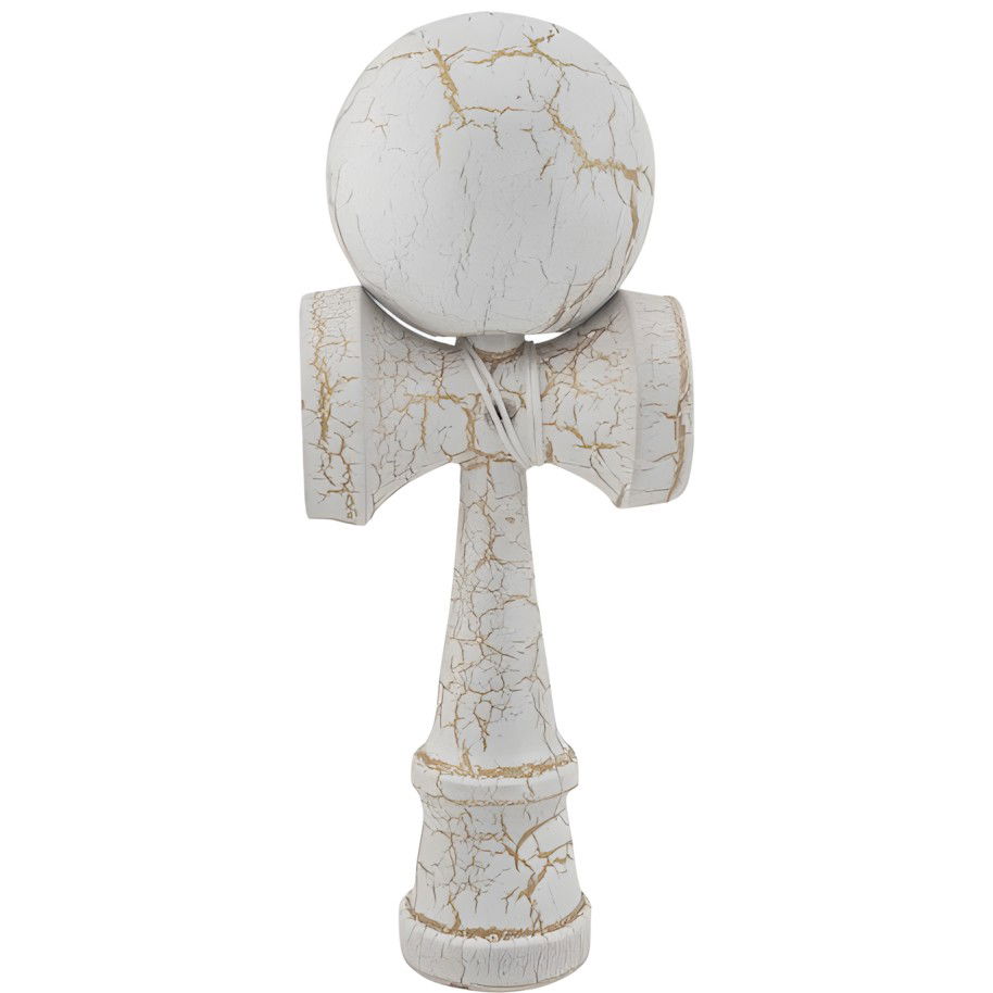 Kendama Cracked - Kendama X Originala, Profesionala, Flippy, Kendama Cracked, din Lemn, 18 cm, Crack Diverse