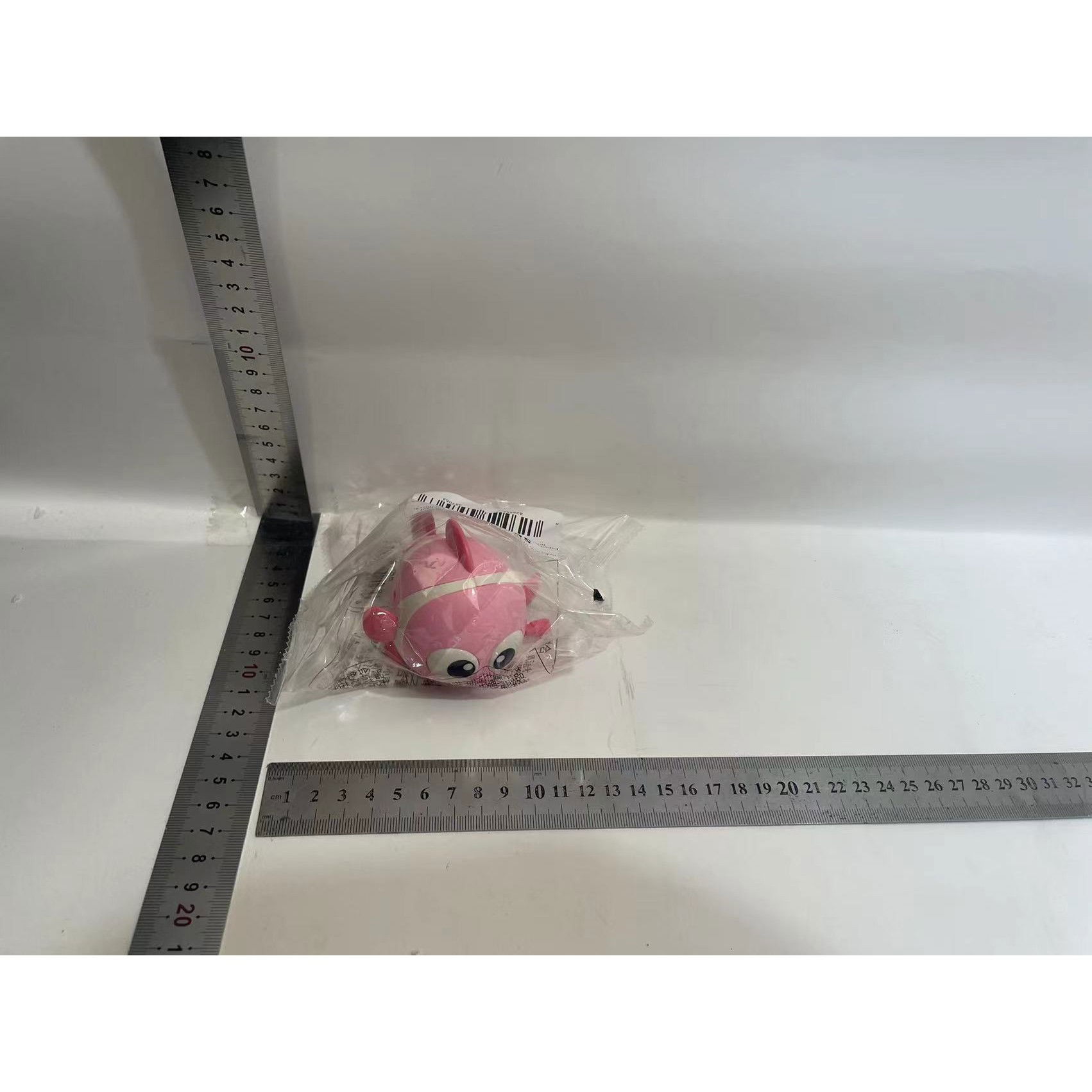 Jucarie mecanica pentru copii Flippy, pestisor haios, cu cheita, distractiv, se taraste, se misca, 11 x 9 x 7.5 cm cm, roz [7]