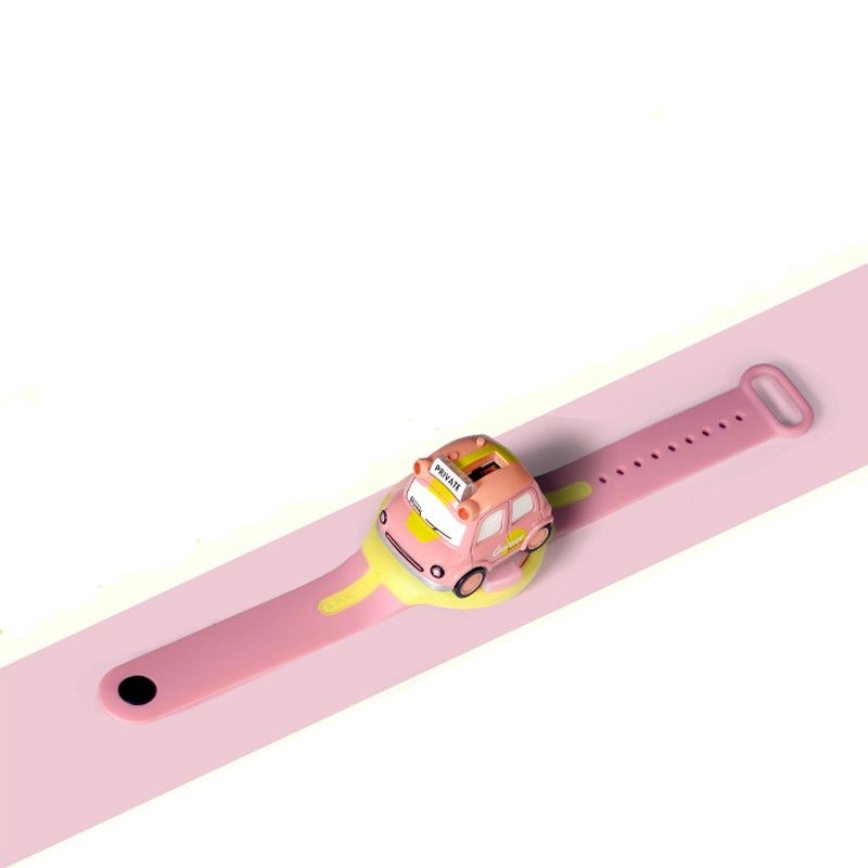 Jucarie pentru copii, Flippy, Masina-ceas, Roz [4]