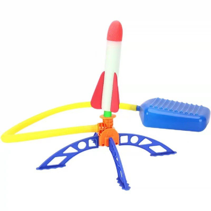 Jucarie pentru copii, lansator rachete cu piciorul, un lansator, 3 rachete, fara lumina [5]