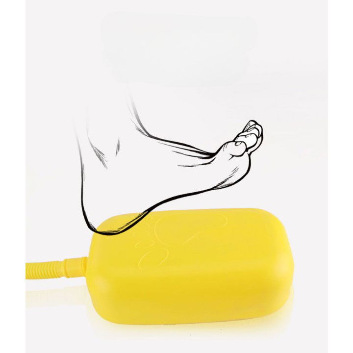 Jucarii interactive - Jucarie pentru copii, lansator rachete cu piciorul, doua lansatoare, 6 rachete cu lumini