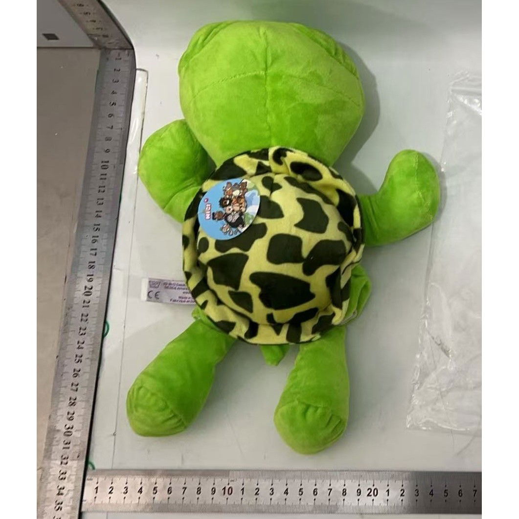 Papusa de Mana pentru Teatru de Papusi, Flippy, din Plus, 25 x 10 x 8 cm, Model Broasca, Verde [3]