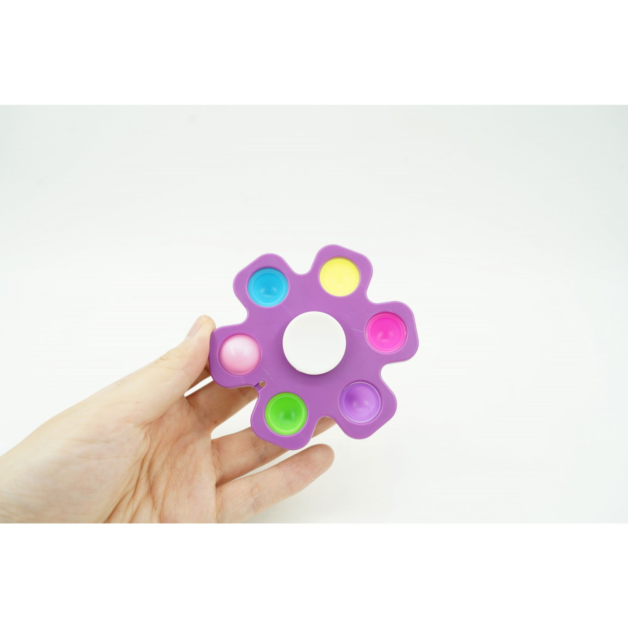 Jucarie Pop It, Flippy, Fidget Toy, antistres, senzoriala, Mov [4]