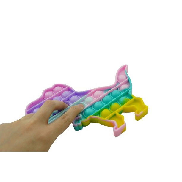 Jucarie Pop it Now &amp;amp; Flip it, Push Bubble Dinozaur Multicolor [4]