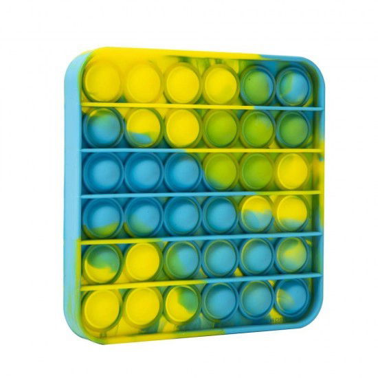 Jucarie Pop it Now &amp;amp; Flip it, Push Bubble Patrat Multicolor Model 5 [6]