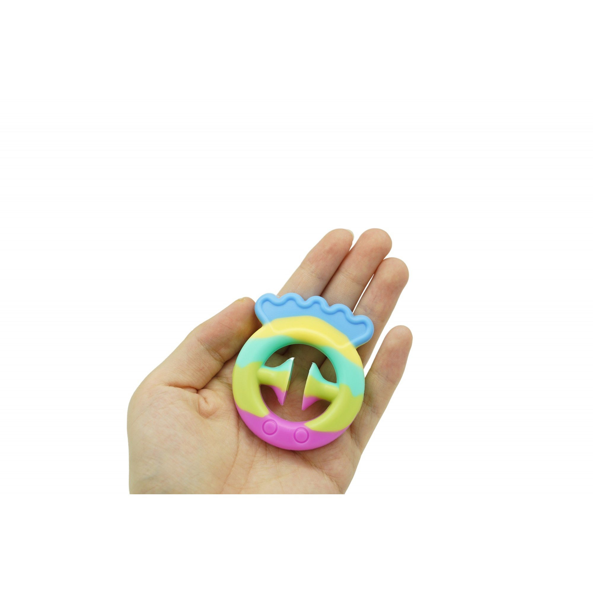 0 - 10 LEI - Jucarie senzoriala antistres cu ventuza de decompresie, Antrenare antebrat, Fidget Toy, Model Pestisor, Macarons