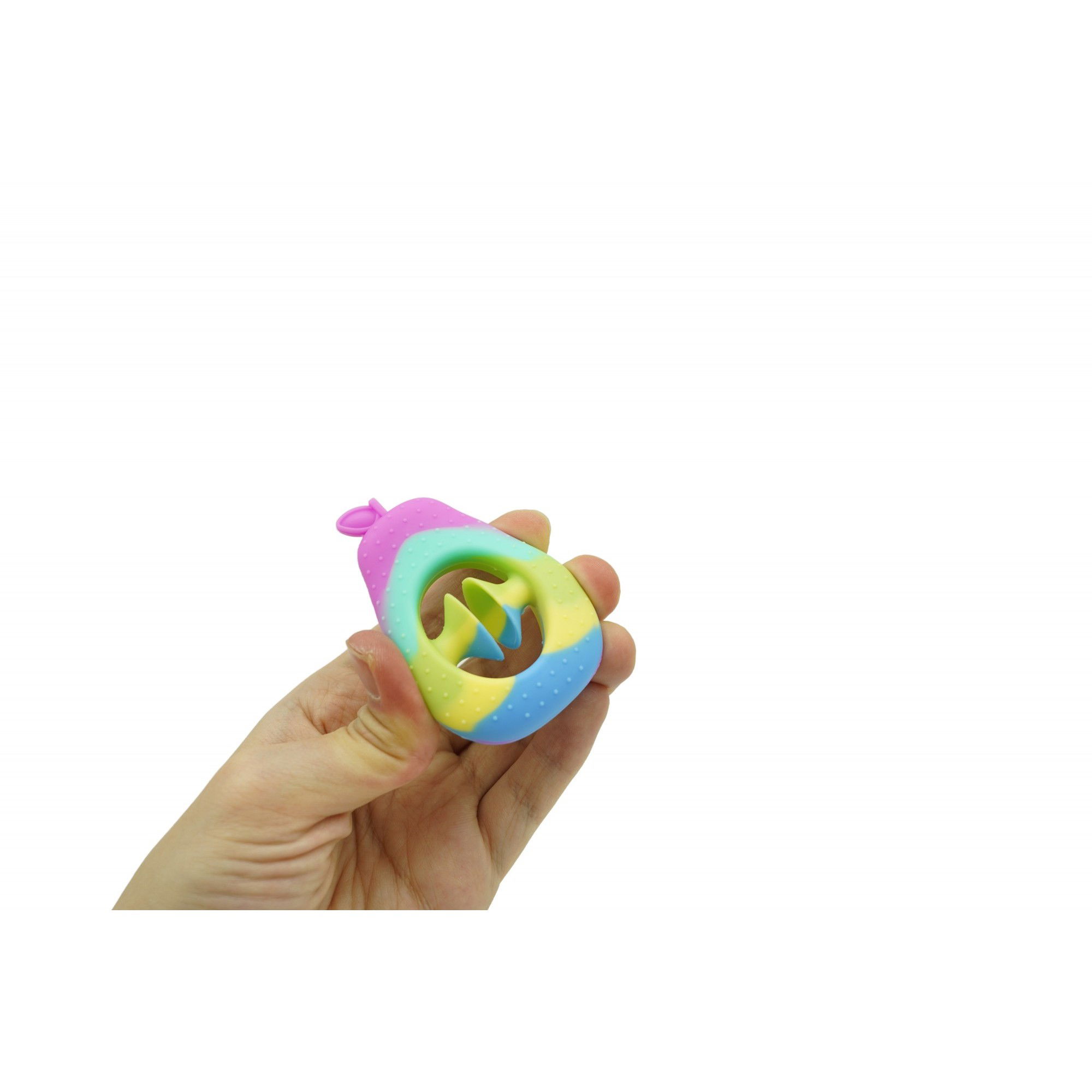 Jucarie senzoriala antistres cu ventuza de decompresie, Antrenare antebrat, Fidget Toy, Model Para, Macarons [3]