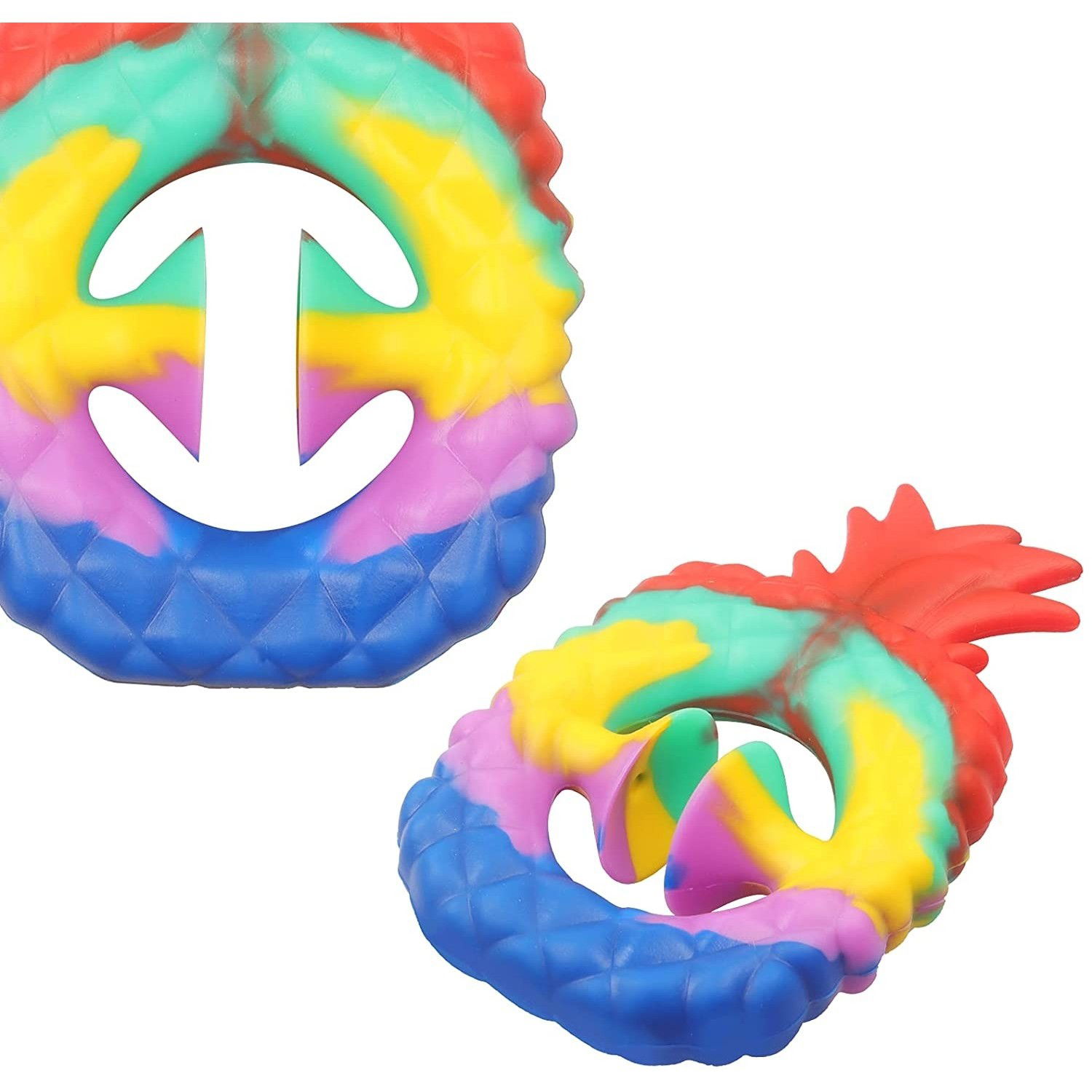 Jucarii Senzoriale, Fidget Toys - Jucarie Senzoriala Antistres cu Ventuza de Decompresie, Antrenare Antebrat, 3 ani, Model 2, Multicolor