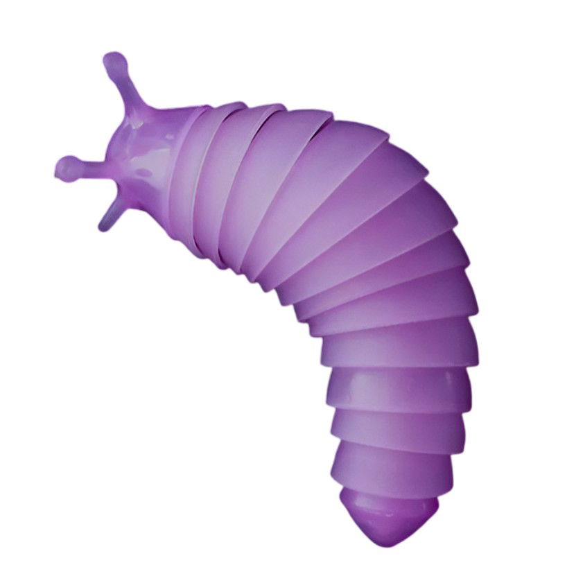 Jucarii - Jucarie Senzoriala Antistres, Flippy, Fidget Toys, Omida Curcubeu, 11 cm, +3 Ani, Mov