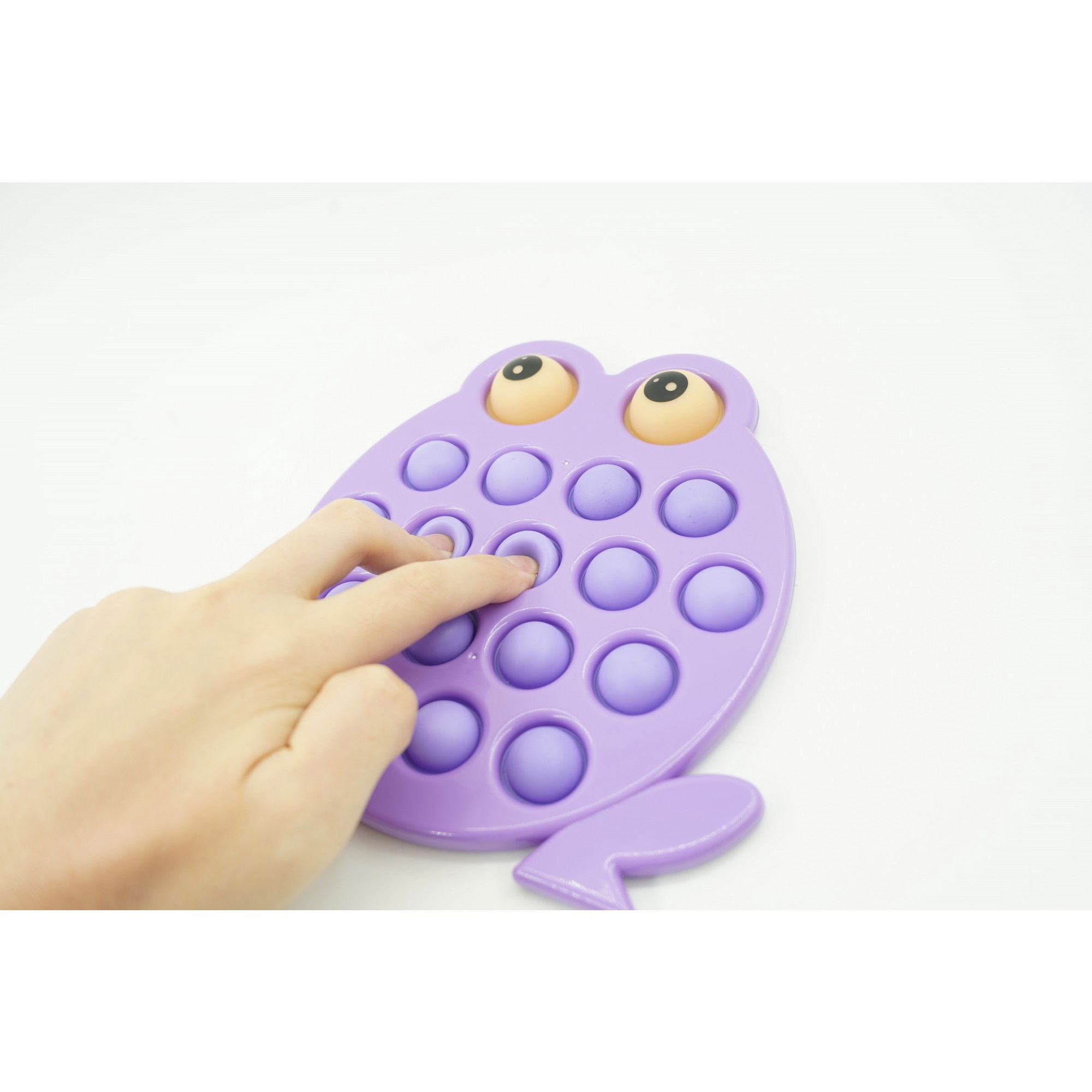 Jucarie senzoriala antistres, Simple Dimple, Broasca, Mov [4]