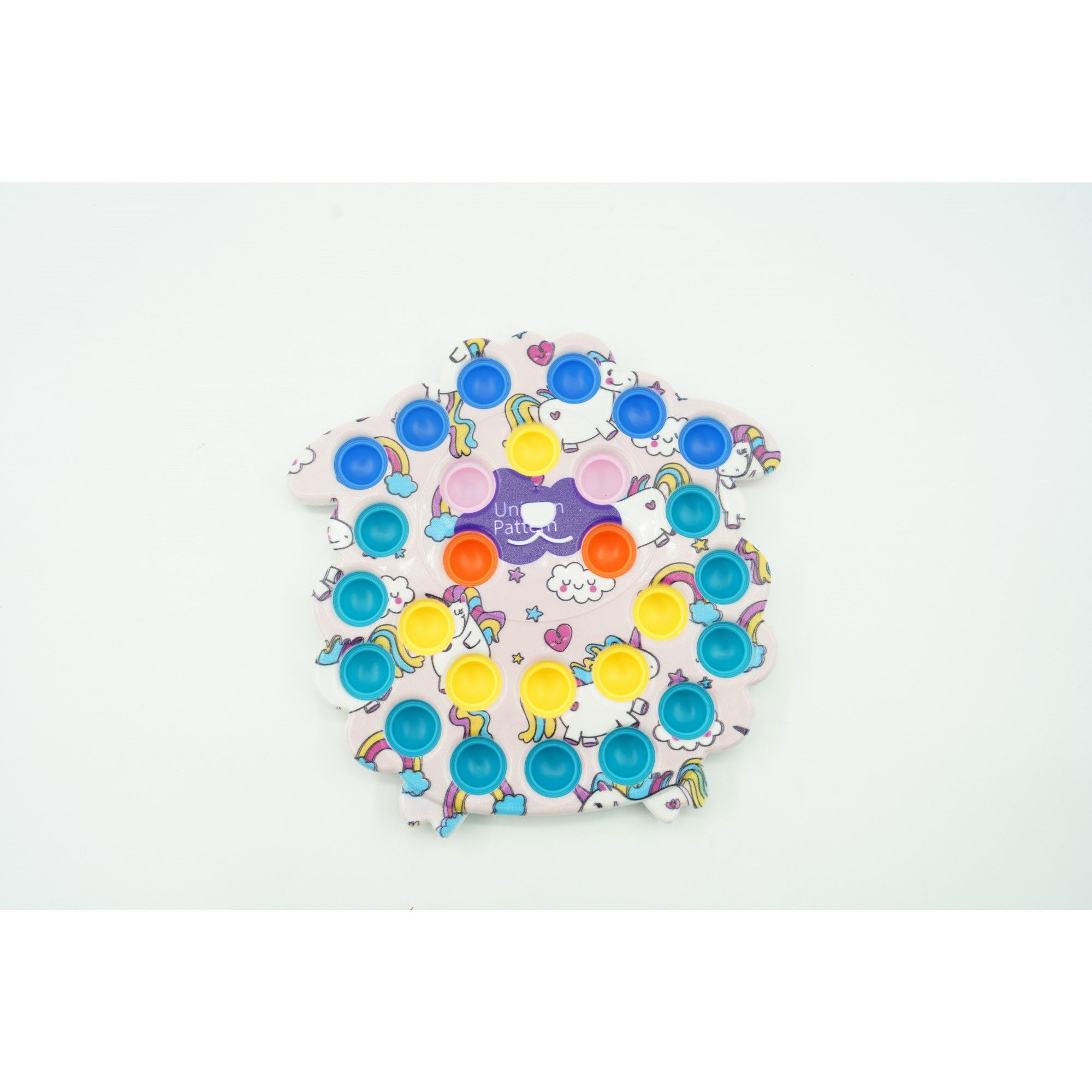 Jucarie senzoriala antistres, Simple Dimple, Oaie, Multicolor, V4 [3]