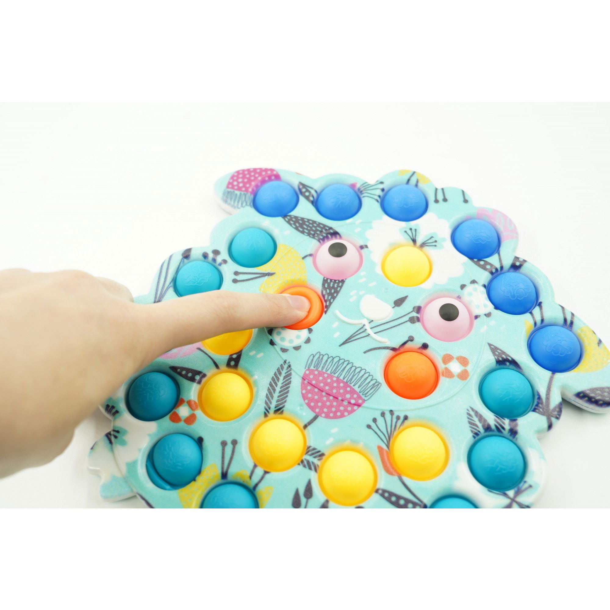 Jucarie senzoriala antistres, Simple Dimple, Oaie, Multicolor, V3 [5]