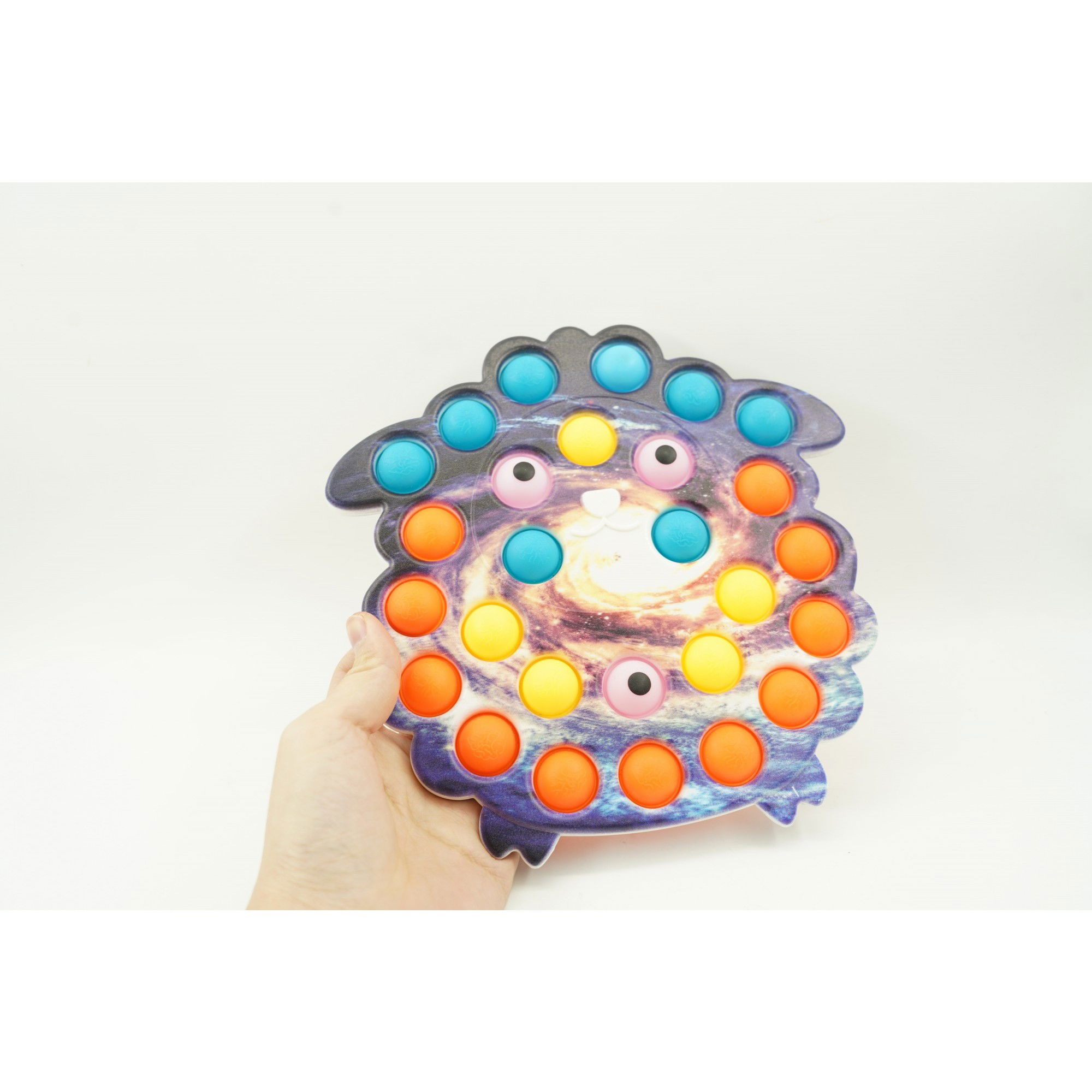 Jucarie senzoriala antistres, Simple Dimple, Oaie, Multicolor, V1 [7]