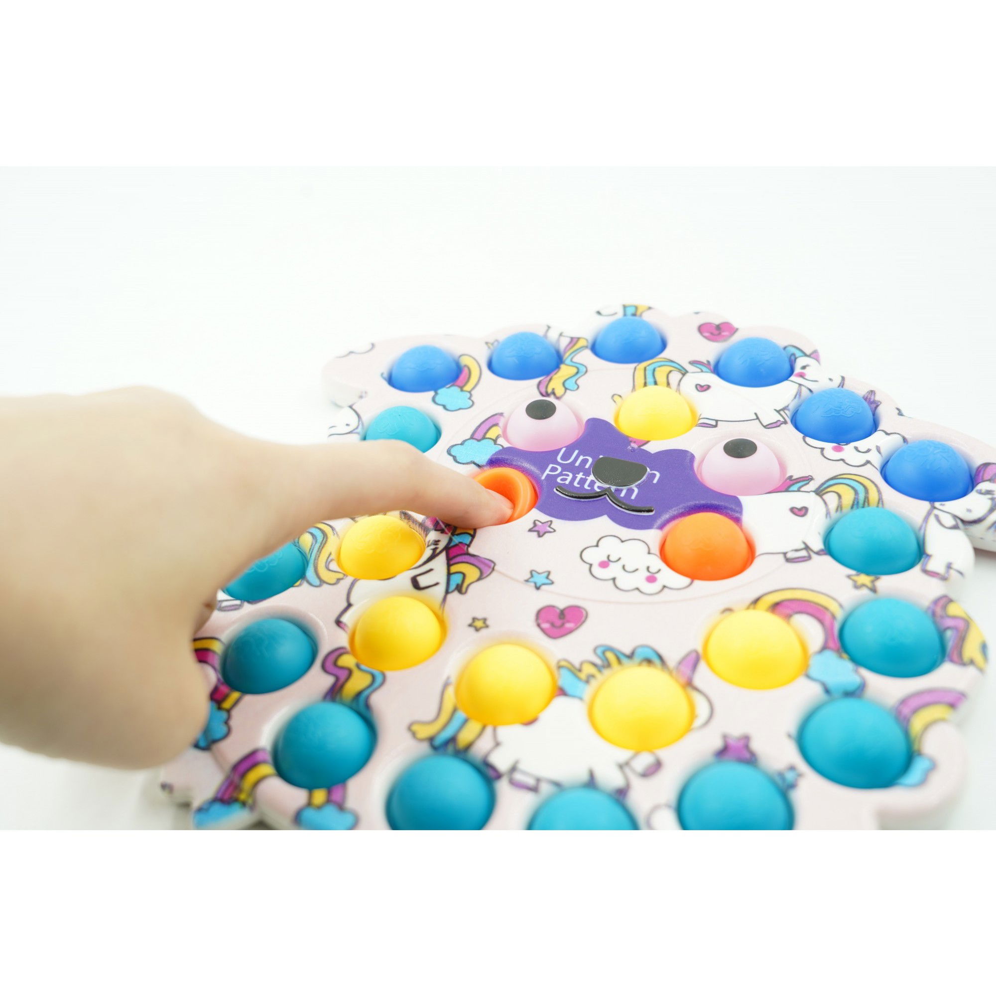 Jucarie senzoriala antistres, Simple Dimple, Oaie, Multicolor, V4 [4]